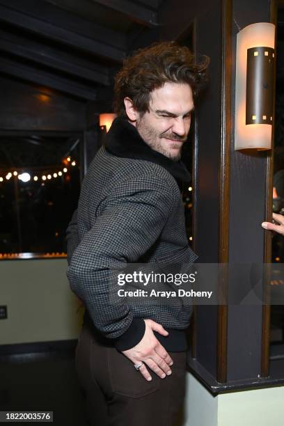 Grey Damon attends the Jordan Kuker and Katie Welch's 10th Annual Winter Wonderland Toys For Tots Charity Event at Yamashiro Hollywood on November...