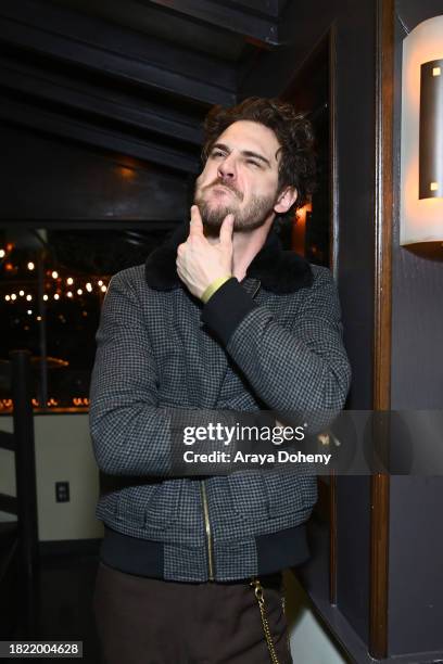 Grey Damon attends the Jordan Kuker and Katie Welch's 10th Annual Winter Wonderland Toys For Tots Charity Event at Yamashiro Hollywood on November...