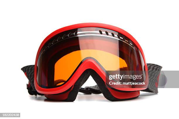 ski skibrille - skibrille stock-fotos und bilder
