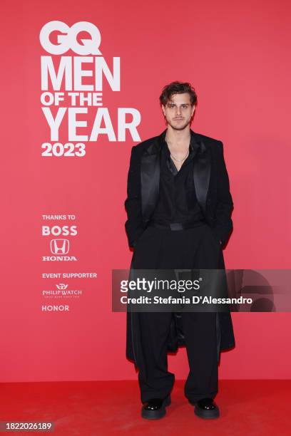 Andrea Arcangeli attends the photocall for the GQ "Men Of The Year" 2023 at Palazzo Serbelloni on November 29, 2023 in Milan, Italy.