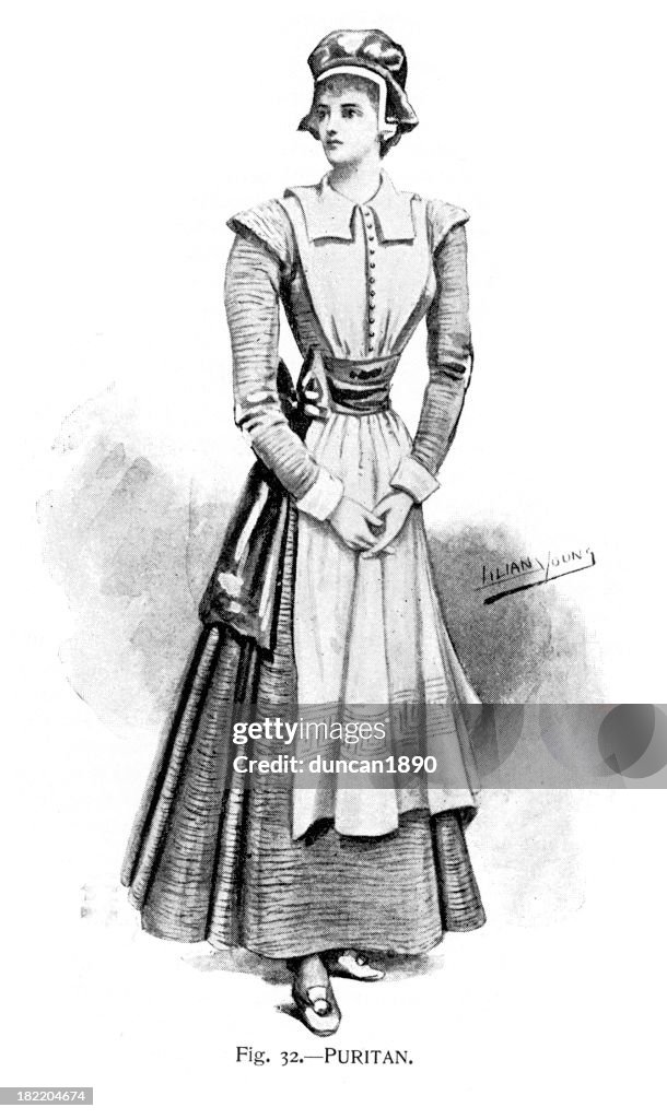 Puritan Costume - Victorian Fashion
