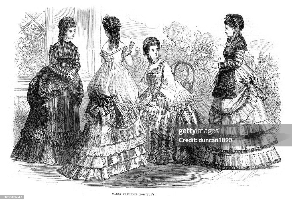Victorian Fashion Young Women 19th Century