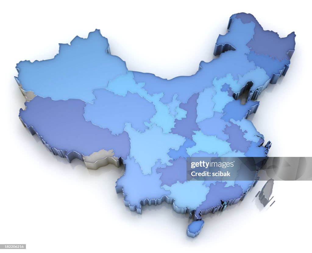China-Karte