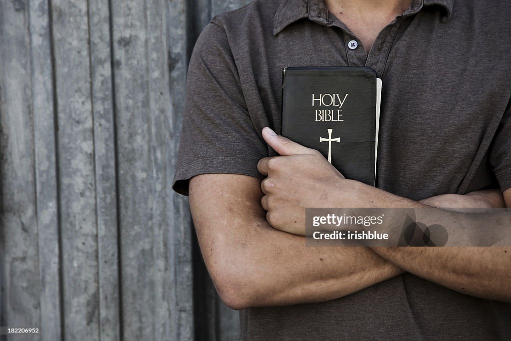 Man with Bible