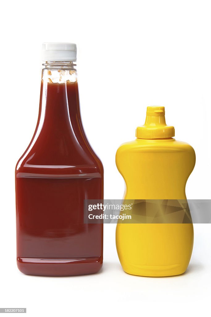 Isolated Objects - Catsup and Mustard