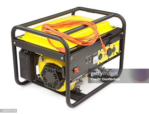 portable electric generator - generator stock pictures, royalty-free photos & images