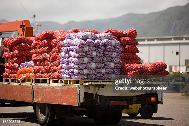 trading - freight truck loading stock pictures, royalty-free photos & images