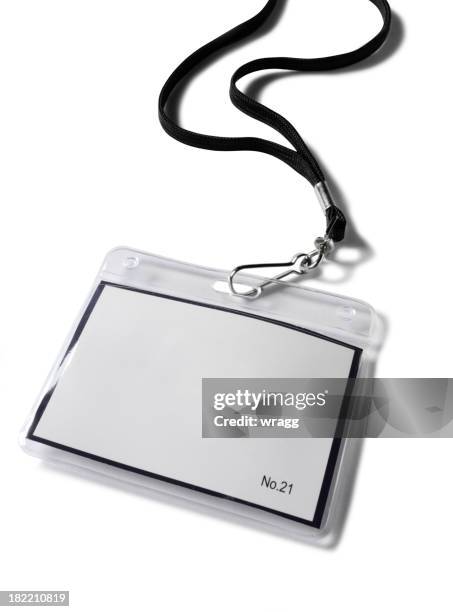 blank plastic badge - backstage passes stock pictures, royalty-free photos & images