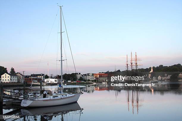 mystic seaport - groton stock pictures, royalty-free photos & images