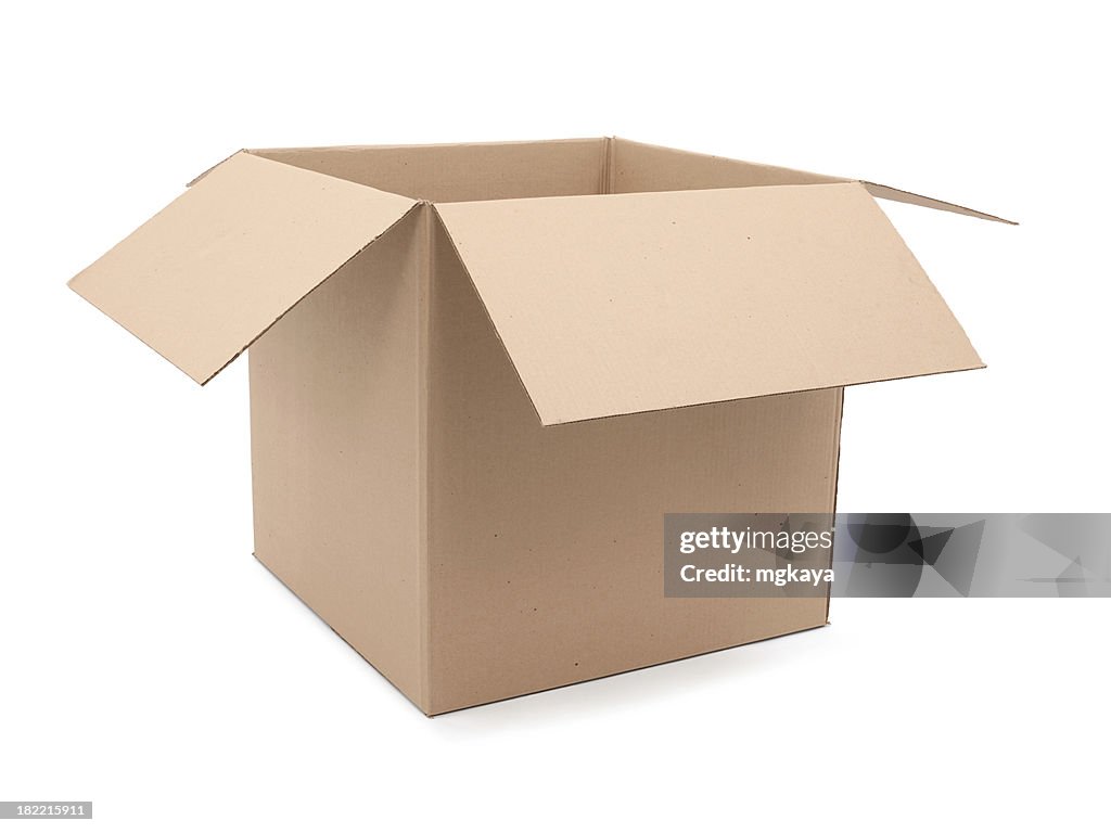 Empty Cardboad Box Blank Cardboard Box