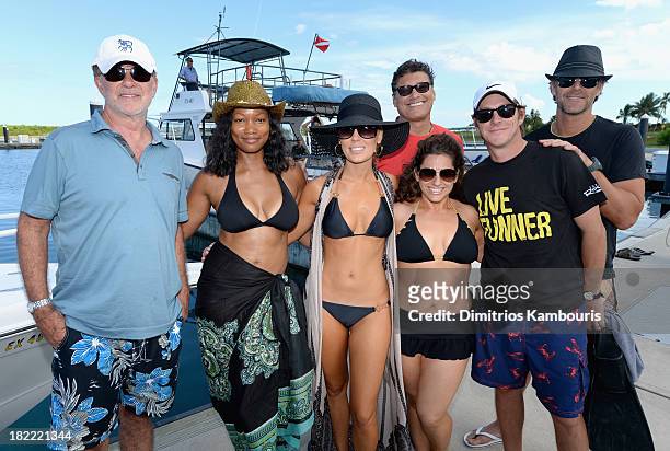 Alan Thicke, Garcelle Beauvais, Gretchen Rossi, Steven Bauer, Marissa Jaret Winokur, Kevin Rahm, and Slade Smiley attend the Island Routes Caribbean...