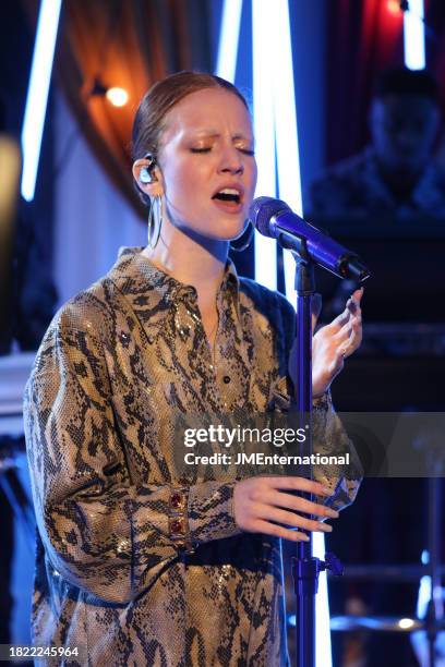 Jess Glynne during The BRIT Awards 2019 - The BRITs Are Coming, The Roost, 142 Sandringham Rd, London, England, on 18 Dec. 2018.