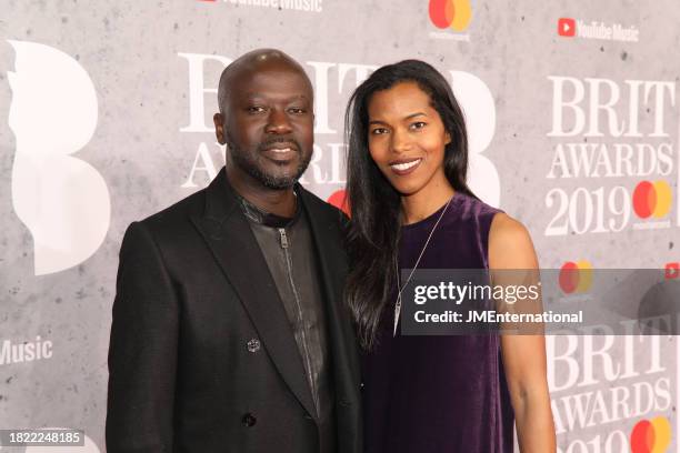 David Adjaye and Ashley Shaw-Scott during The BRIT Awards 2019, The O2 Arena, London, England, on 20 February 2019.