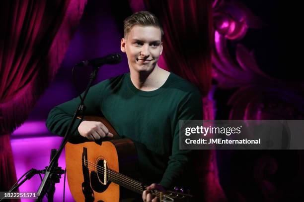 George Ezra during The BRIT Awards 2019 - The BRITs Are Coming, The Roost, 142 Sandringham Rd, London, England, on 11 Dec. 2018.