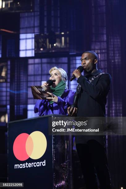 Paloma Faith and Daniel Sturridge during The BRIT Awards 2019, The O2 Arena, London, England, on 20 February 2019.