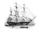 18th Century British Warship