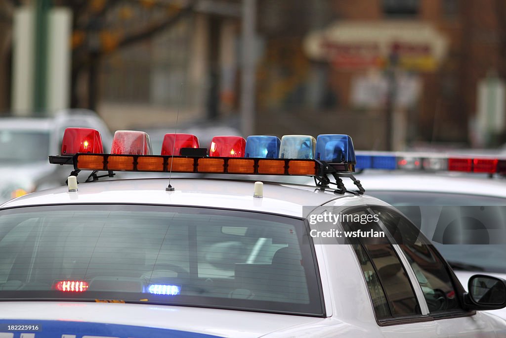 Polizia luci di allarme