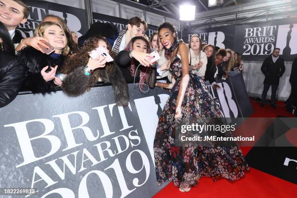 Tati Gabrielle during The BRIT Awards 2019, The O2 Arena, London, England, on 20 February 2019.