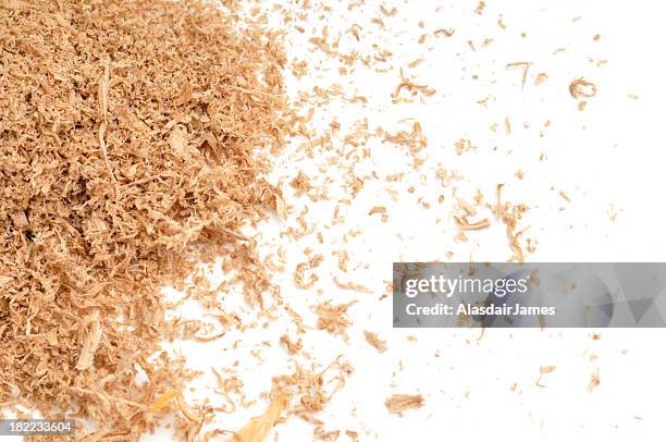 sawdust scattered - sawdust stock pictures, royalty-free photos & images