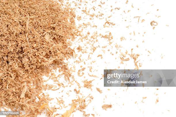 sawdust espalhadas - serragem - fotografias e filmes do acervo