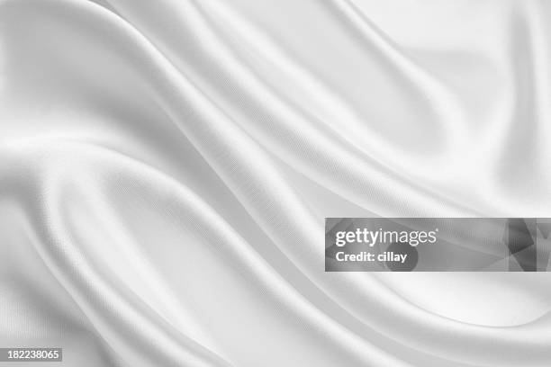 white satin - silk cloth stock-fotos und bilder