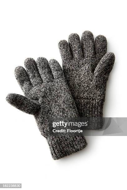 vestiti: guanti invernali - glove foto e immagini stock