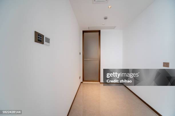 empty servant's bedroom - small empty room stock pictures, royalty-free photos & images