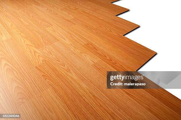 parquet en bois - parquet flottant photos et images de collection