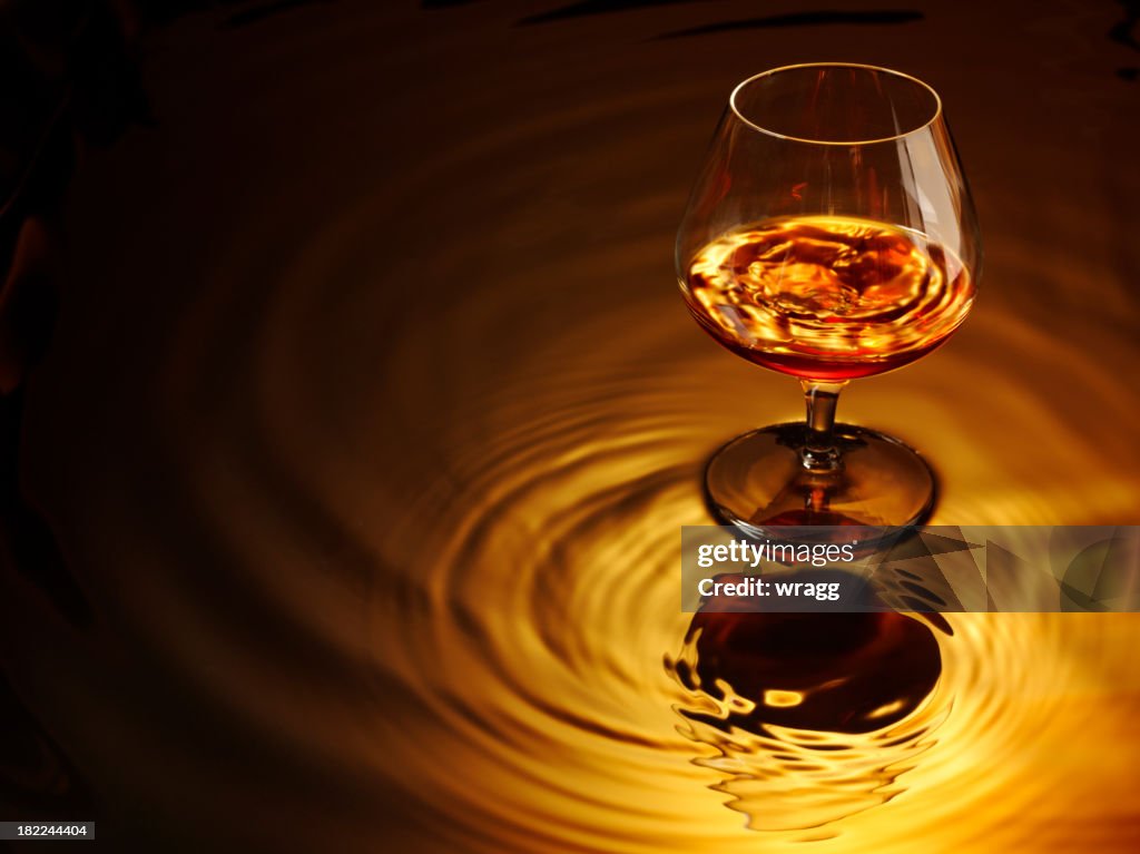 Brandy und Glas