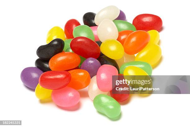 jelly beans " - pile of candy stock-fotos und bilder