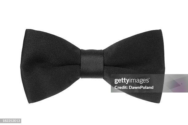 black bow tie - bow tie stock pictures, royalty-free photos & images
