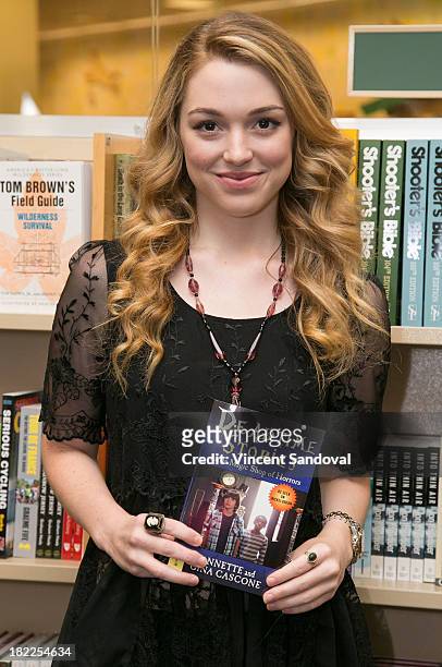 Actress Jennifer Stone attends her Meet and Greet celebrating her new Nickelodeon series "Deadtime Stories" at Barnes & Noble bookstore at The Grove...