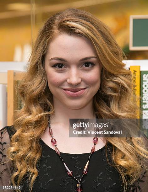 Actress Jennifer Stone attends her Meet and Greet celebrating her new Nickelodeon series "Deadtime Stories" at Barnes & Noble bookstore at The Grove...