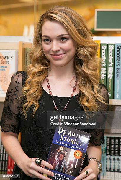 Actress Jennifer Stone attends her Meet and Greet celebrating her new Nickelodeon series "Deadtime Stories" at Barnes & Noble bookstore at The Grove...