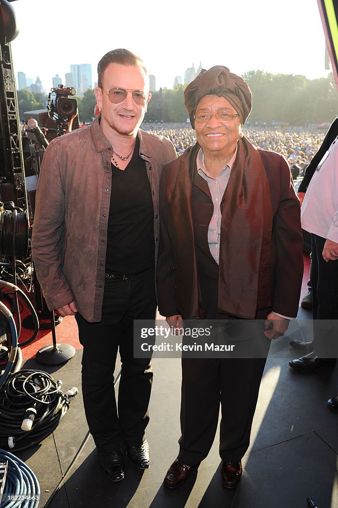 2013 Global Citizen Festival in Central Park to End Extreme Poverty - Backstage