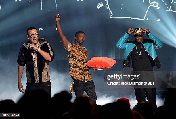 French Montan and Diddy perform onstage at the BET Hip Hop Awards 2013 at Boisfeuillet Jones Atlanta Civic Center on September 28, 2013 in Atlanta,...