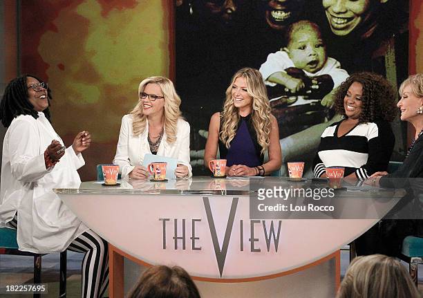 Debbie Matenopoulos, former co-host of "The View" guest co-hosts; Olivia Wilde ; Hannah Ware and Stuart Townsend are guests today, Thursday,...