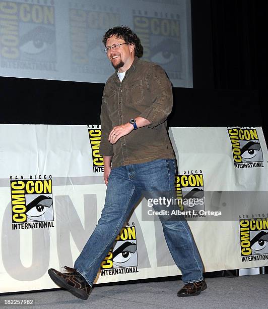 Director Kris Pearn attends The Sony and Screen Gems Panel featuring Cloudy With A Chance Of Meatballs 2 as part of Comic-Con International 2013 held...