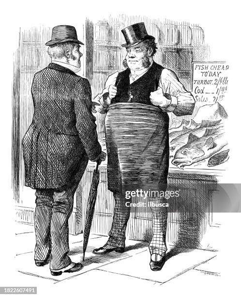 illustrations, cliparts, dessins animés et icônes de illustration de bande dessinée satirique satirique britannique - dessin devanture magasin