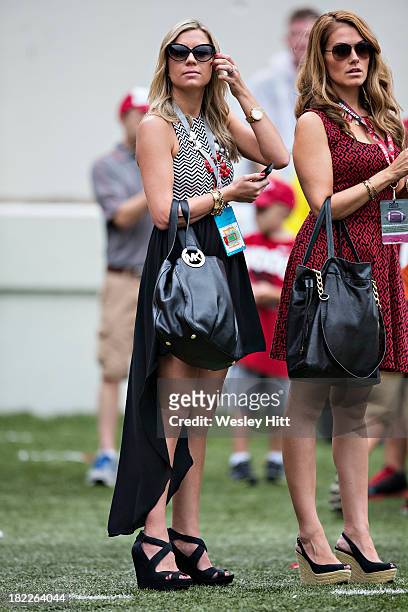 Jen Bielema, wife of Head Coach Bret Bielema of the Arkansas... News Photo  - Getty Images