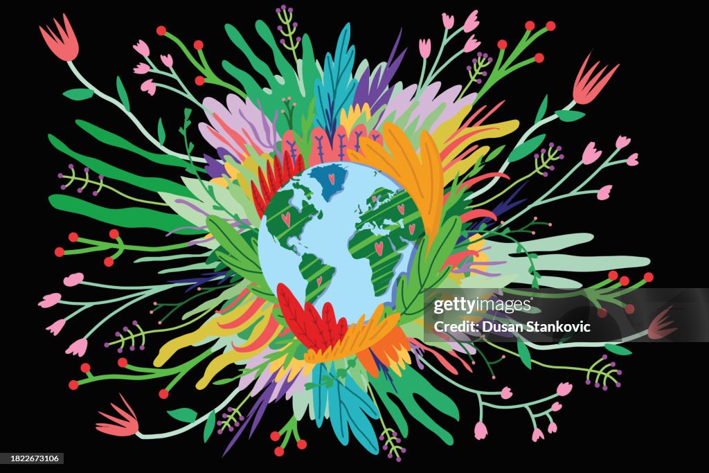 Earth Day 2025 HighRes Vector Graphic Getty Images