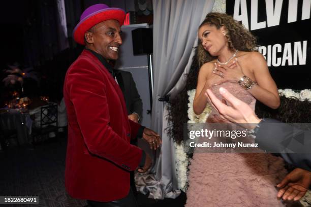 Marcus Samuelsson and Sunny Hostin attend the Alvin Ailey American Dance Theater 65th Anniversary Opening Night Gala at New York City Center on...