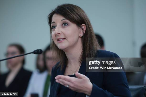 Centers for Disease Control and Prevention Director Mandy Cohen testifies before the House Oversight and Investigations Subcommittee November 30,...