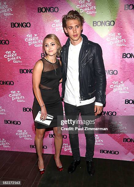 AnnaSophia Robb and Austin Butler attend "The Carrie Diaries" Season Two Premiere Party at Gansevoort Park Avenue on September 28, 2013 in New York...