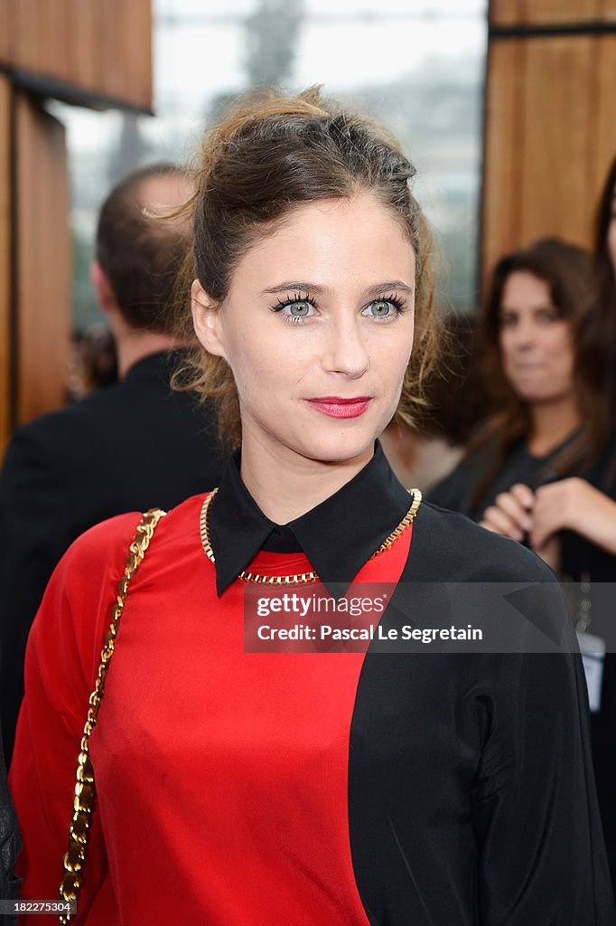 Maxime Simoens: Front Row - Paris Fashion Week Womenswear Spring/Summer 2014