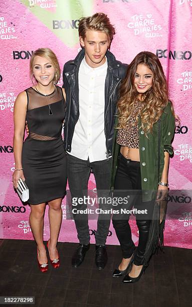AnnaSophia Robb, Austin Butler and Vanessa Hudgens attend "The Carrie Diaries" Season Two Premiere Party hosted By Bongo September 28, 2013 in New...