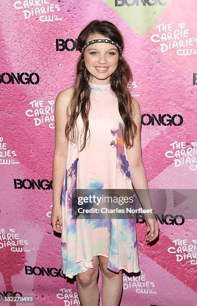 Stefania Owen attends "The Carrie Diaries" Season Two Premiere Party hosted By Bongo September 28, 2013 in New York, United States.