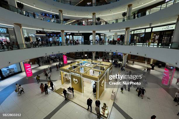 Inside view of the Dubai Mall in Dubai, United Arab Emirates on November 29, 2023.