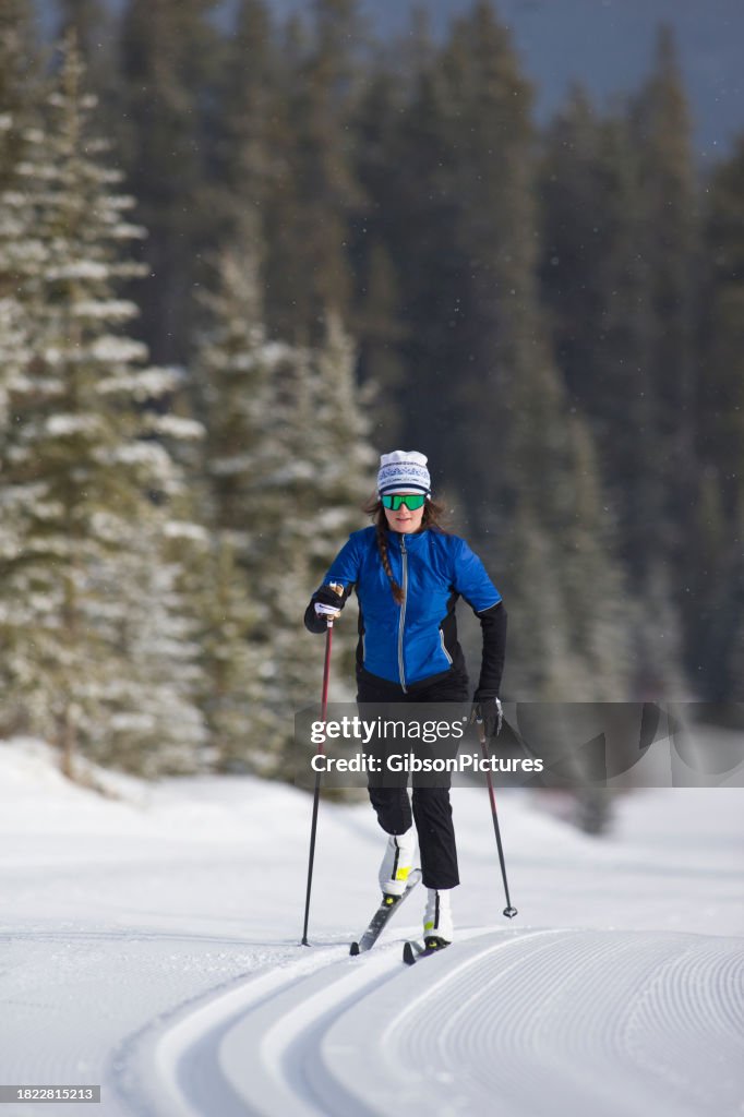 Cross-Country Skiing Woman