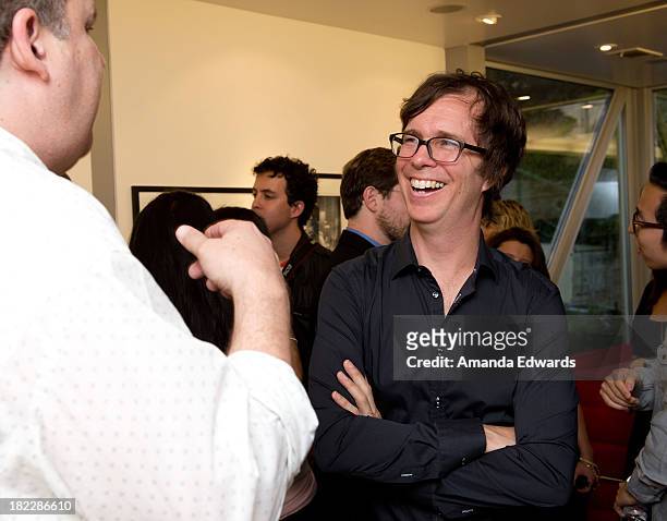 Musician and photographer Ben Folds attends the opening of his photo exhibition "Between The Notes" at Gallery 169 on September 28, 2013 in Santa...